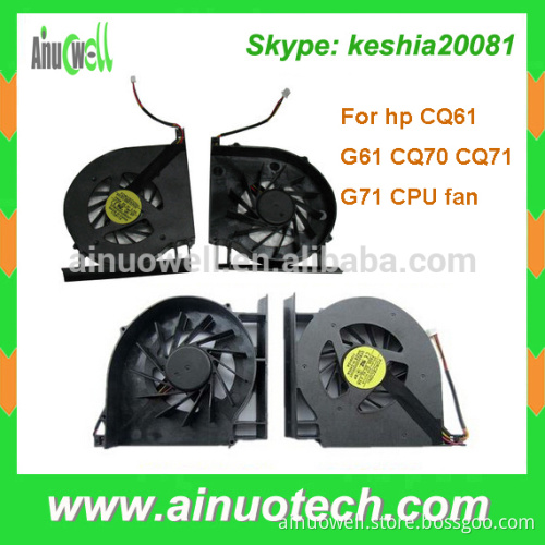 Laptop cpu cooling fan for HP CQ61 G61 CQ70 CQ71 G71 laptop internal fan mainboard cooler